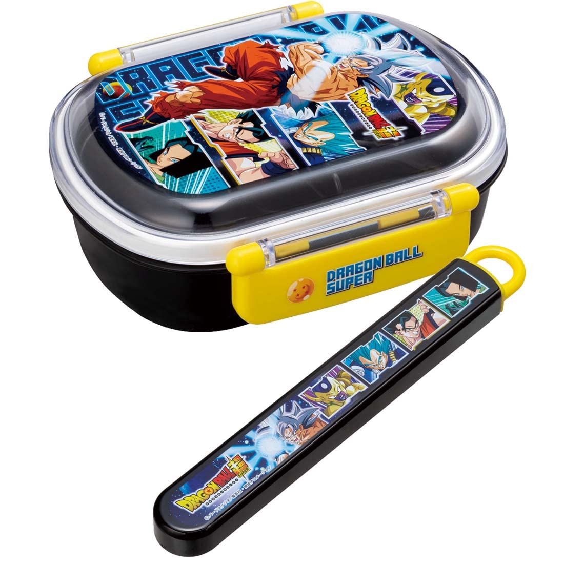 Skater QAF2BAAG-A - Lonchera infantil, 360.8 ml (360 ml), cúpula esponjosa, almuerzo para niños, tratamiento antibacteriano, fabricado en Japón, Dragon Ball Ultra 22