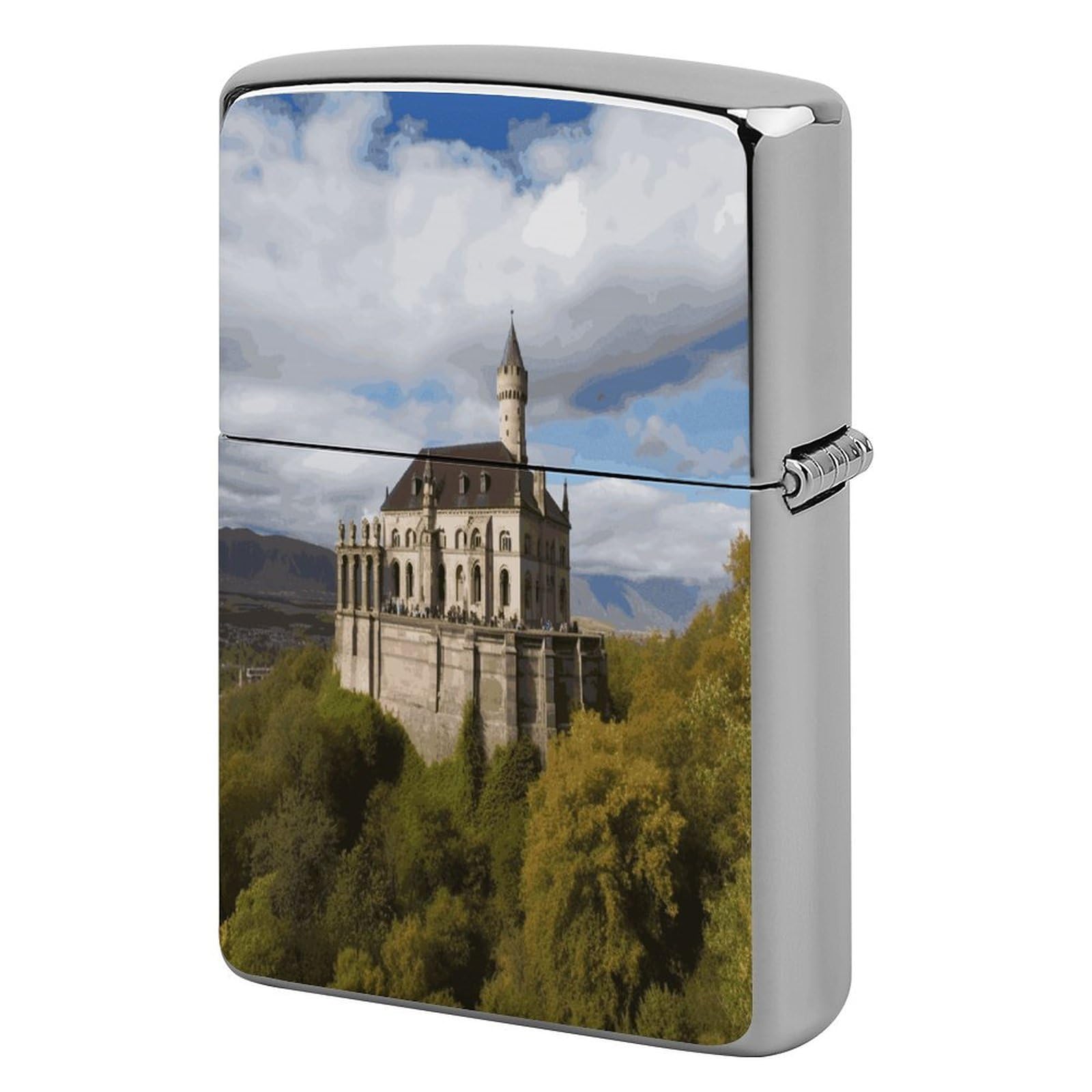 Btcowzrv Style Historical Monuments Of Armenia Metal Lighter Case Sleeve Cover Holder