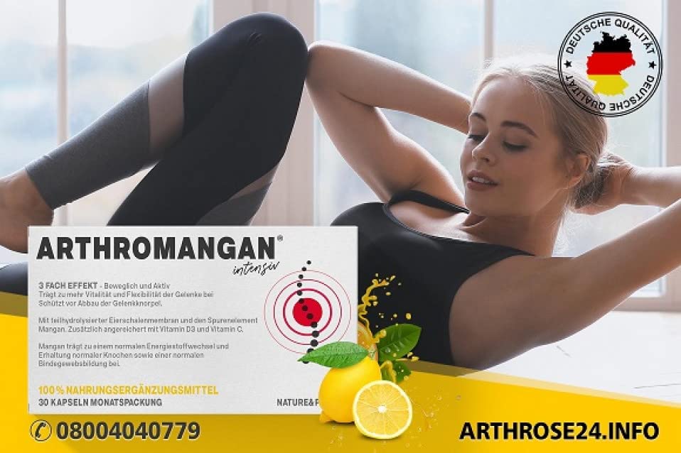 ARTHROMANGAN® hochdosiert 500mg Eierschalenmembran |3 FACH EFFEKT | FÜR GELENKE | KNORPEL | KNOCHEN | ARTHROSE 1-2 |30… - Image 4