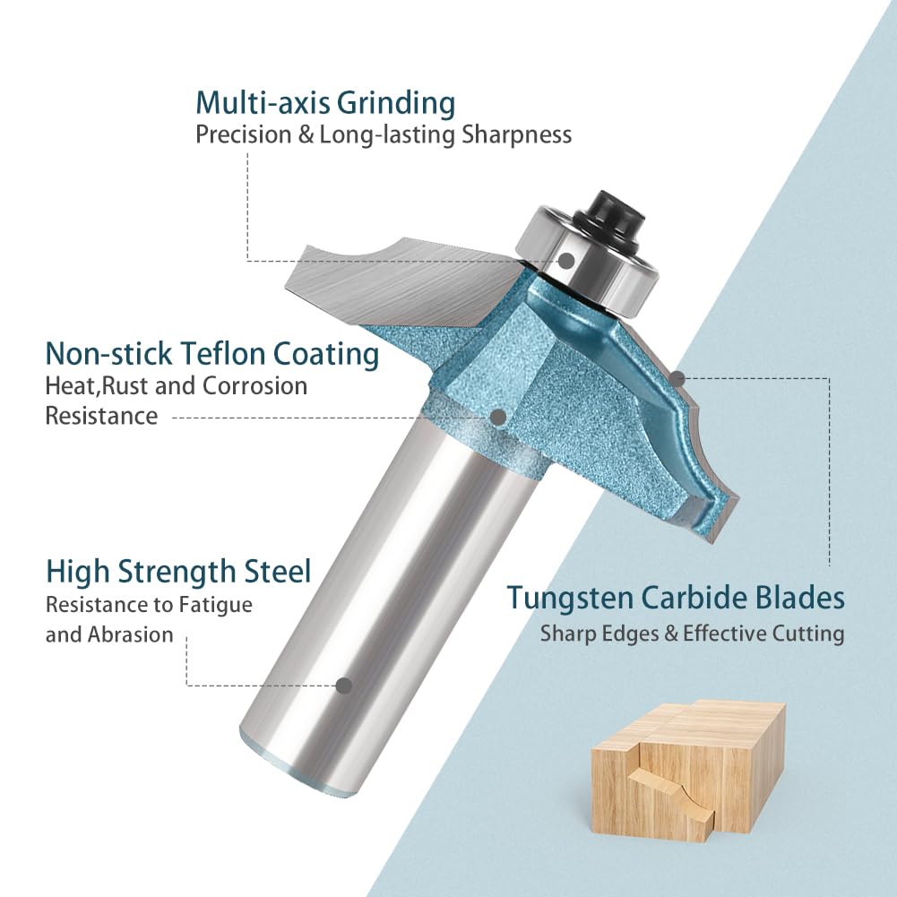 1/2 szt. 12mm router Bit 12.7mm frez frez do drewna metalowe frezy z węglika spiekanego narzędzia do obróbki drewna 12mm średnica frezu 12.7mm(2PCS 12X46mm AB)