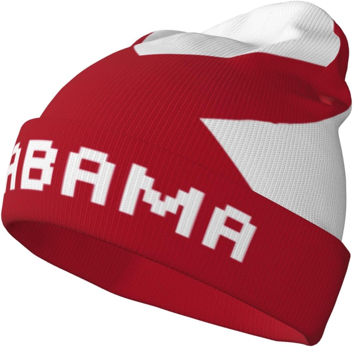 USA Flag Beanie Hat for Men and Women - Soft and Warm Knit Hat Unisex Winter Fall Hat Cuffed Knitted Skull Cap