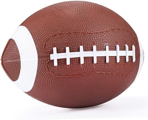 YAPASPT 2 Pack Kids Footballs,American Footballs 7.5” Ball for Kids,Mini Handheld, Bouncy and Soft Water Beach Ball - Come Deflated
