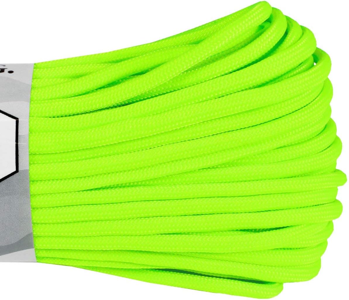 US Ropes Atwood Paracord - 100' x 3/32" Tactical Cord 4 Nylon Strand Core 275 Test Weight 275lbs (Multicam) : Sports & Outdoors