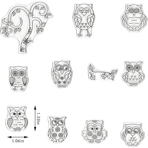 Miniatura 2 de Lama Flower - Sellos transparentes para hacer tarjetas, sellos de goma transparente de cactus de alpaca para diario de viñetas, decoración de