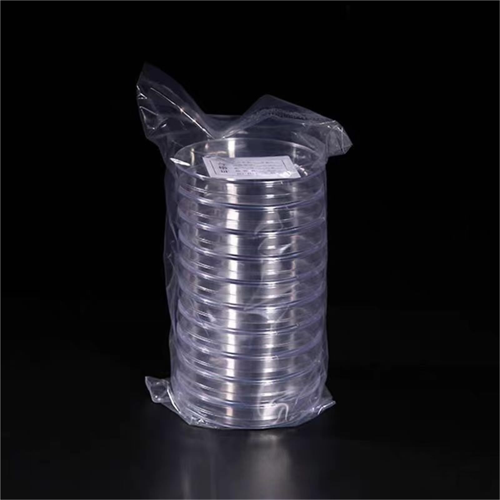 10 unids/Pack Laboratorio 35mm 60mm 90mm 100mm 120mm 150mm Placa de Petri de plástico desechable Equipo de Laboratorio Plato de Cultivo(150mm)