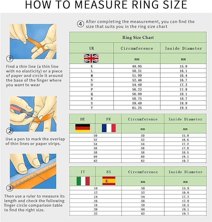 STARCHENIE Infinity Ring for Women 925 Sterling Silver Promise Band Ring - Image 7