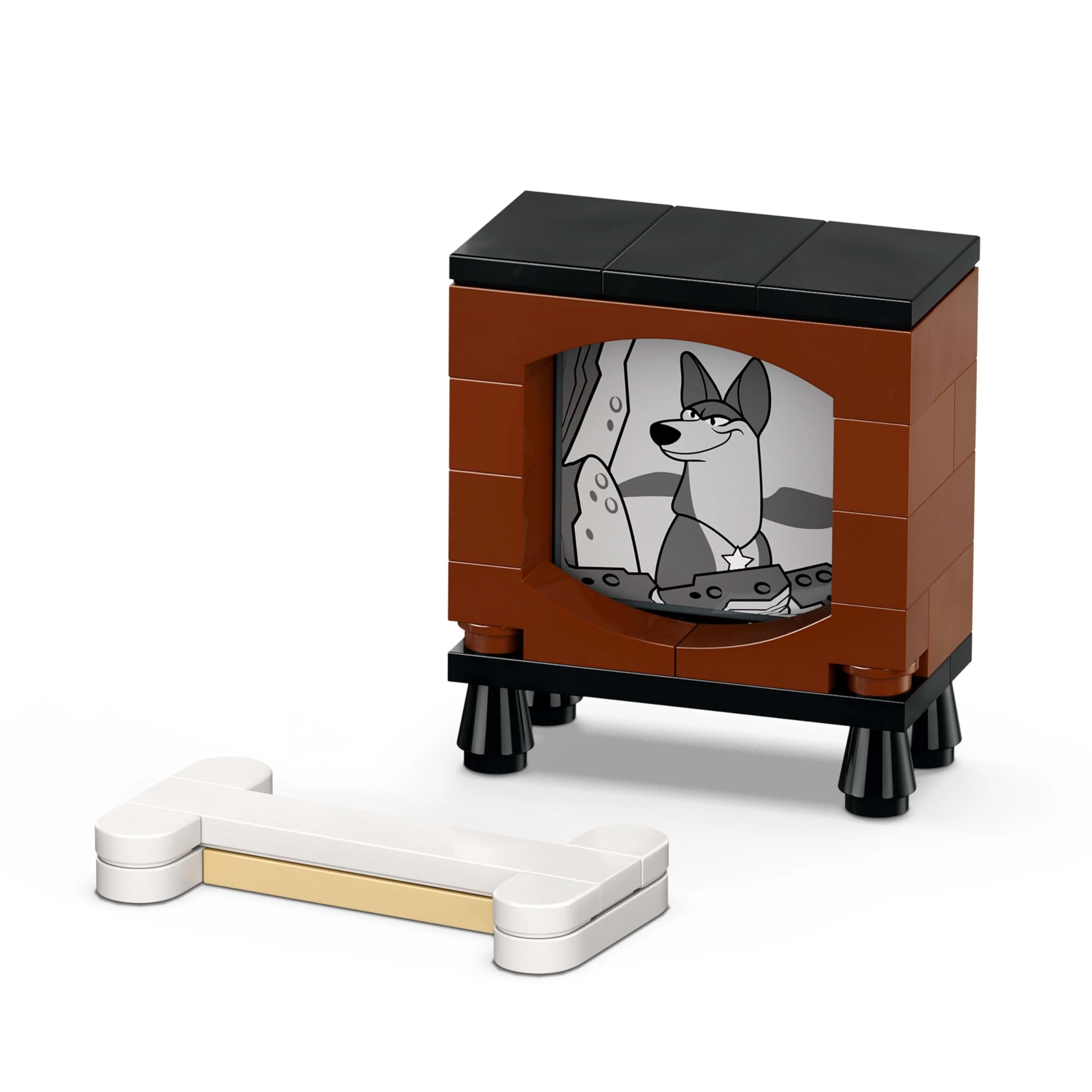LEGO Disney Classic Lucky ve Penny 101 Dalmaçyalı Köpek Yavruları 43271-6 Yaş ve Üzeri Kız ve Erkek Çocuklar için 2 Dalmaçyalı Yavru Köpek Karakteri ve Kemik İçeren Oyuncak Yapım Seti (268 Parça)