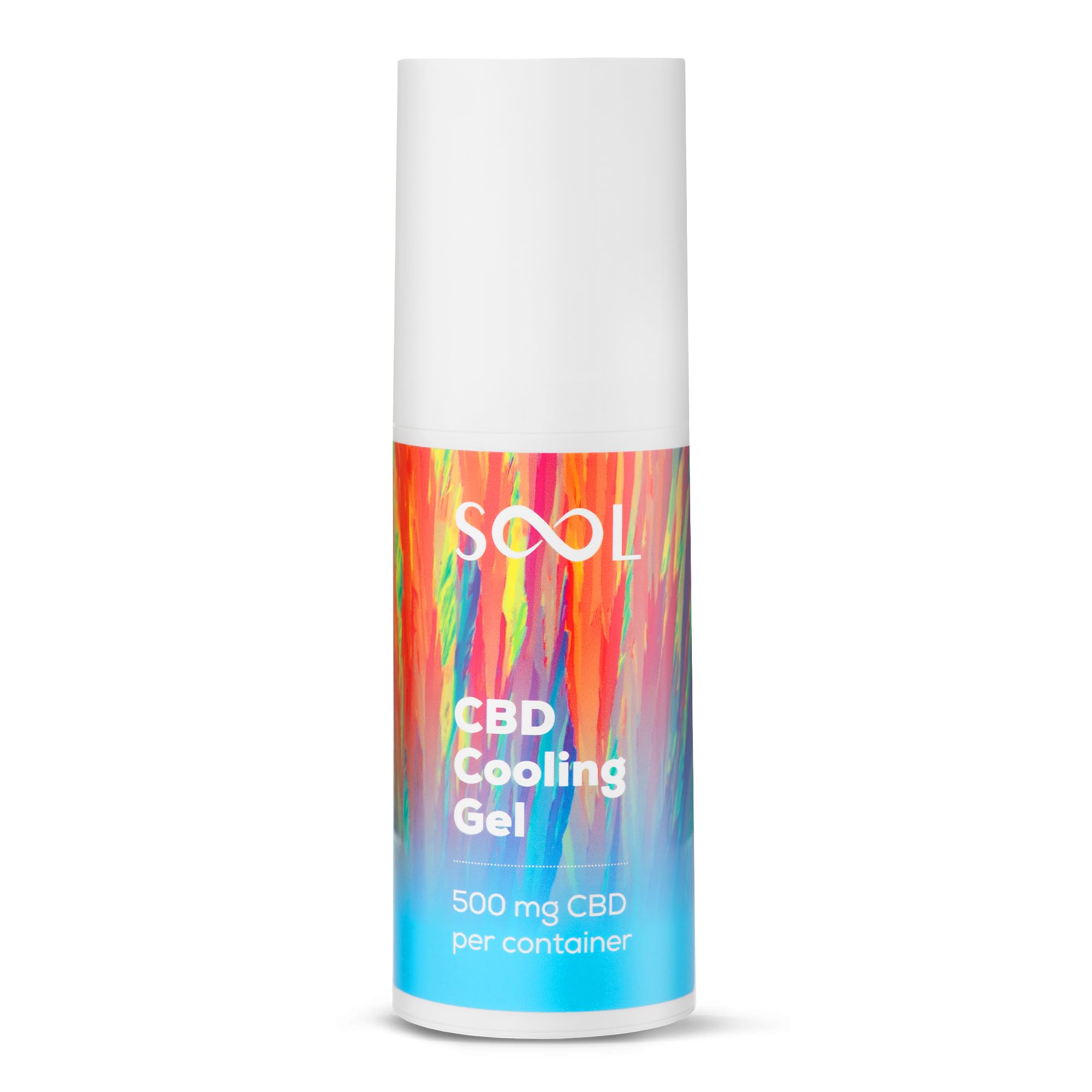 SOOL CBD Gel Cooling 500mg, 100ml | CBD Joint & Muscle Rub | High Strength CBD Massage Cream I with Arnica, Menthol, and Peppermint Oil