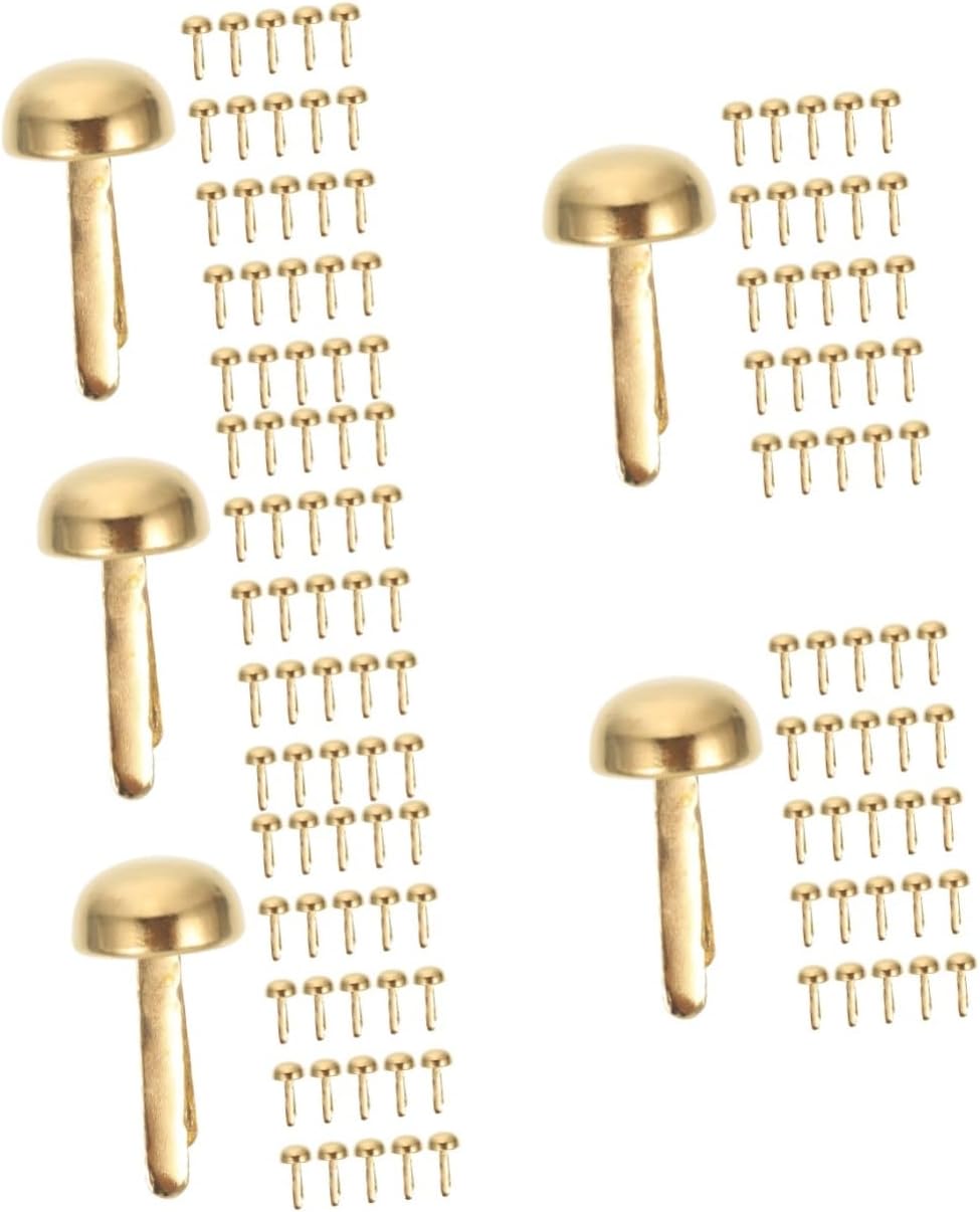 500pcs Diy Craft Kit Paper Fastener Brads for Nail Art Scrapbooking Decorative Nails