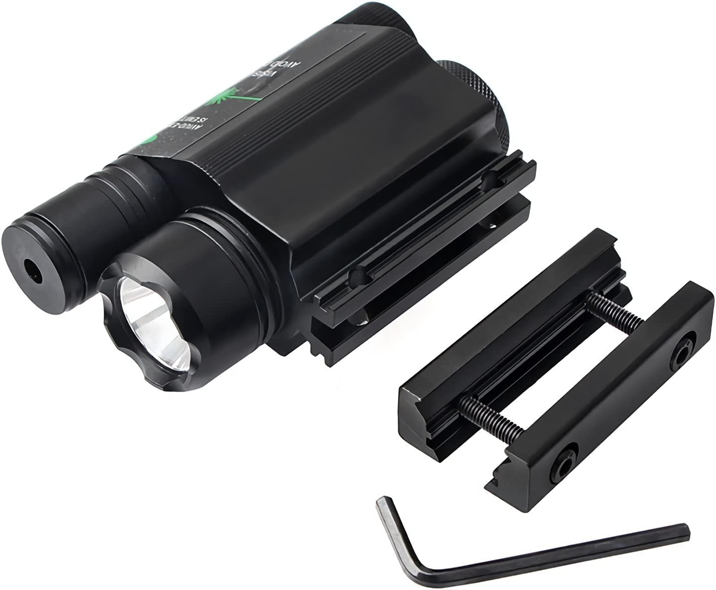 Gun Light Laser Sight, Tactical 500 Lumen LED Flashlight Green Laser Combo with Remote Switch Charger for Rifle Shotgun fits 20mm/11mm Picatinny Waver Dovetail Rail