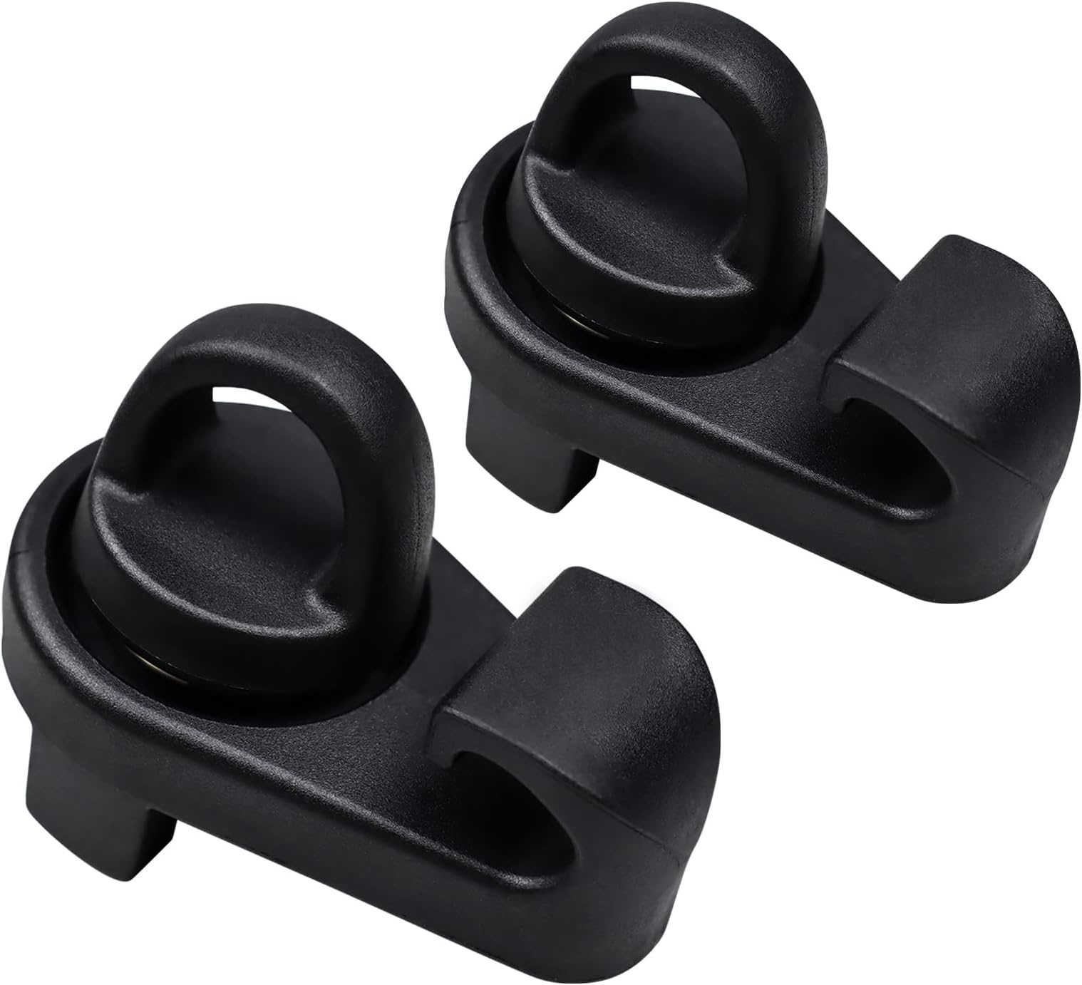 2 PCS Bed Rail Mini Tie-Down with Hooks, PT278-35075/PT278-00160 Compatible for 2005-2019 Toyota Tacoma, 2007-2019 Toyota Tundra