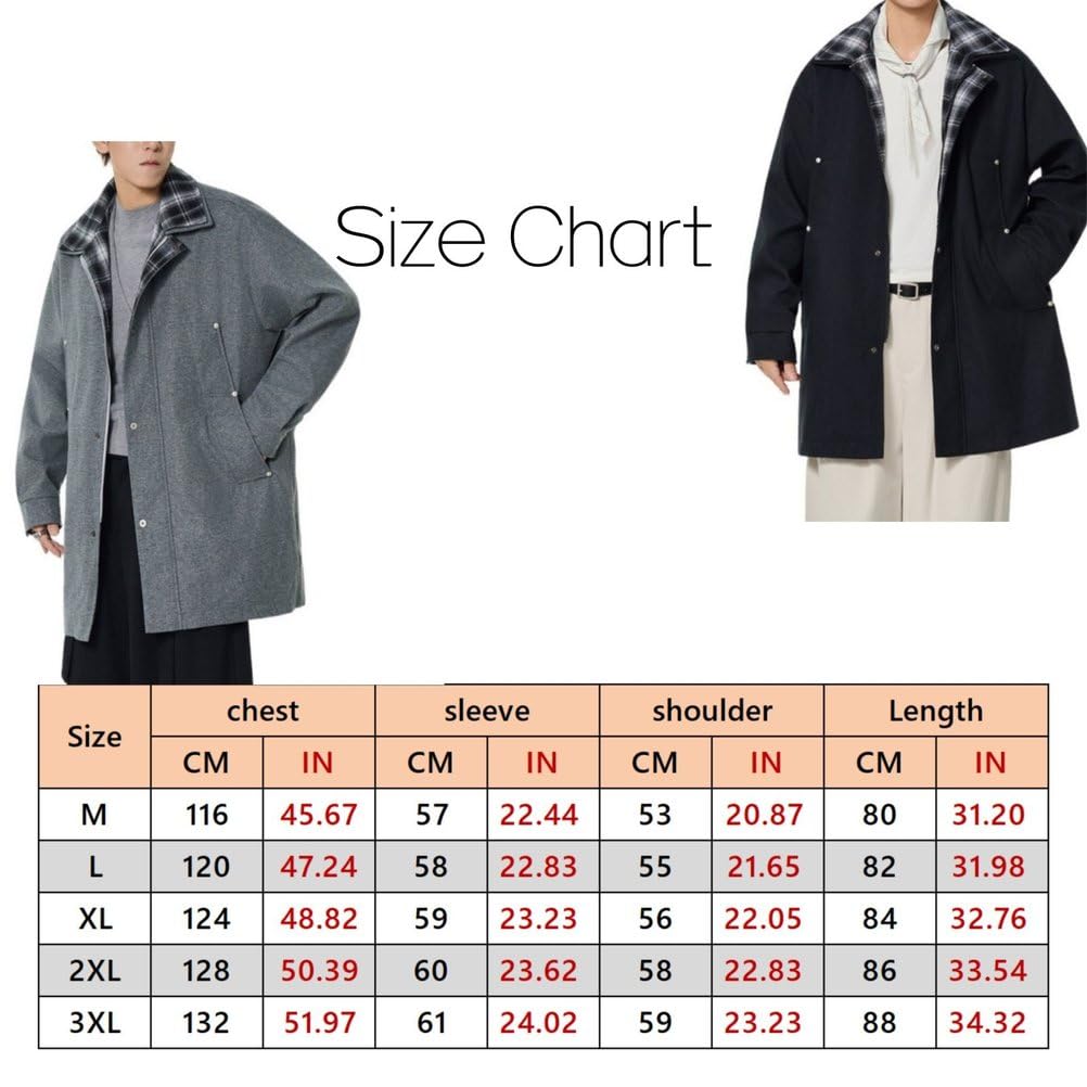 Męska moda: kurtka w kratę, casualowa, długa, wiosenno-jesienna, golfowa, robocza, biznesowa.
