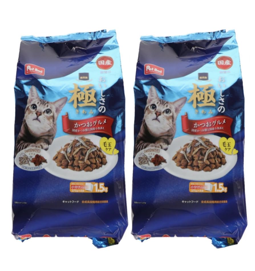 Amazon | キャットフード ドライ 猫貴族 おいしさの極 まぐろ かつお