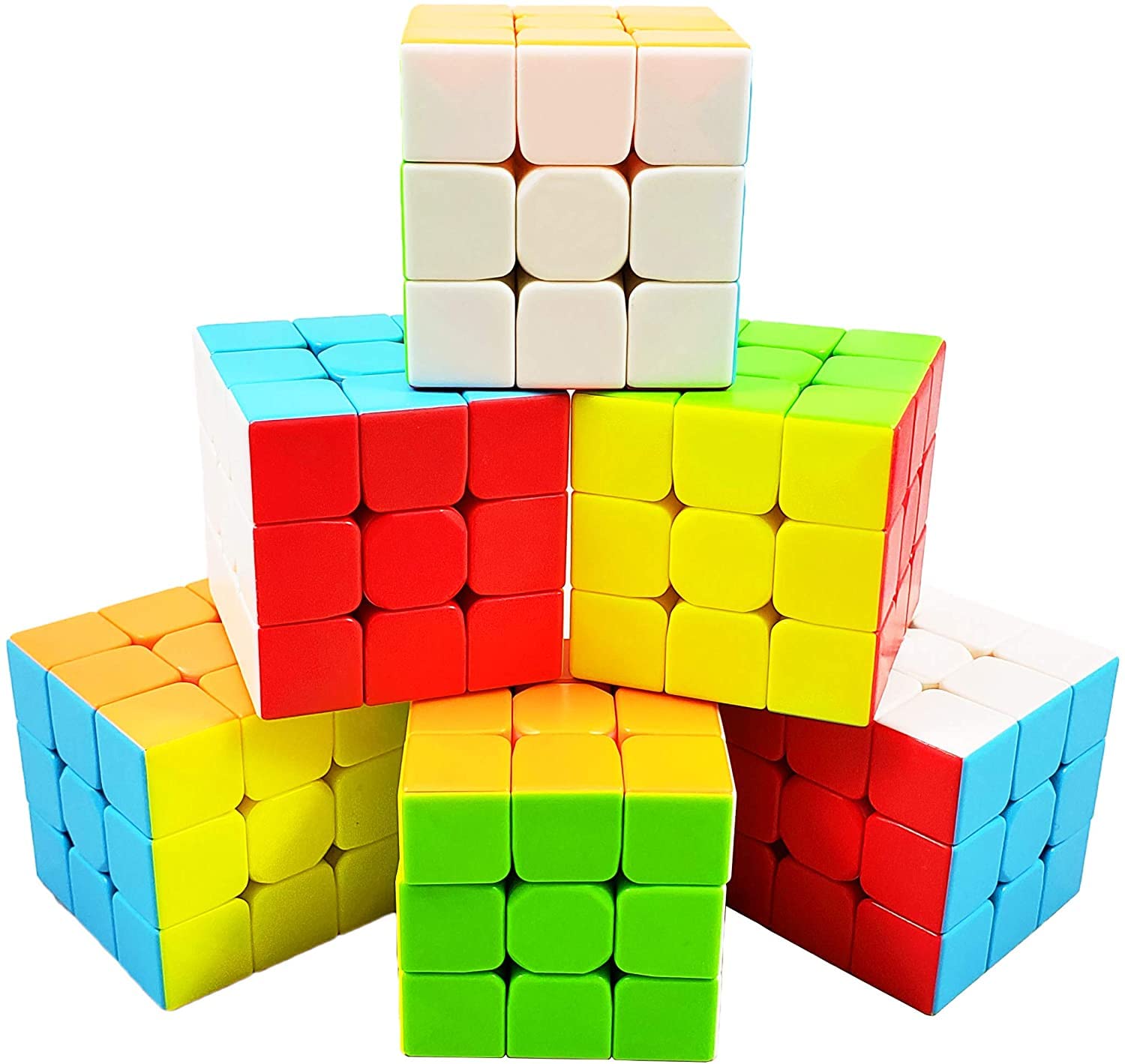 Toyshine High Stability Sticker Less - 3X3X3 Speed Cube - Pack Of 6 Cubes, Adult (B09SHCBCC3) Amazon Price History, Amazon Price Tracker