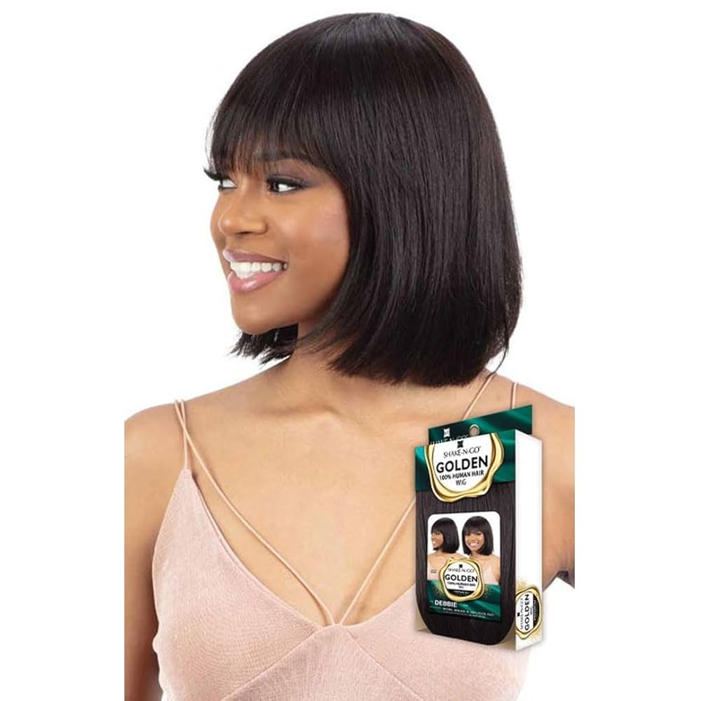 DEBBY'S SHAKEY WOMAN シェイキーウーマン　ワギー Amazon.com : Shake-N-Go Golden Human Hair Wig - Debbie