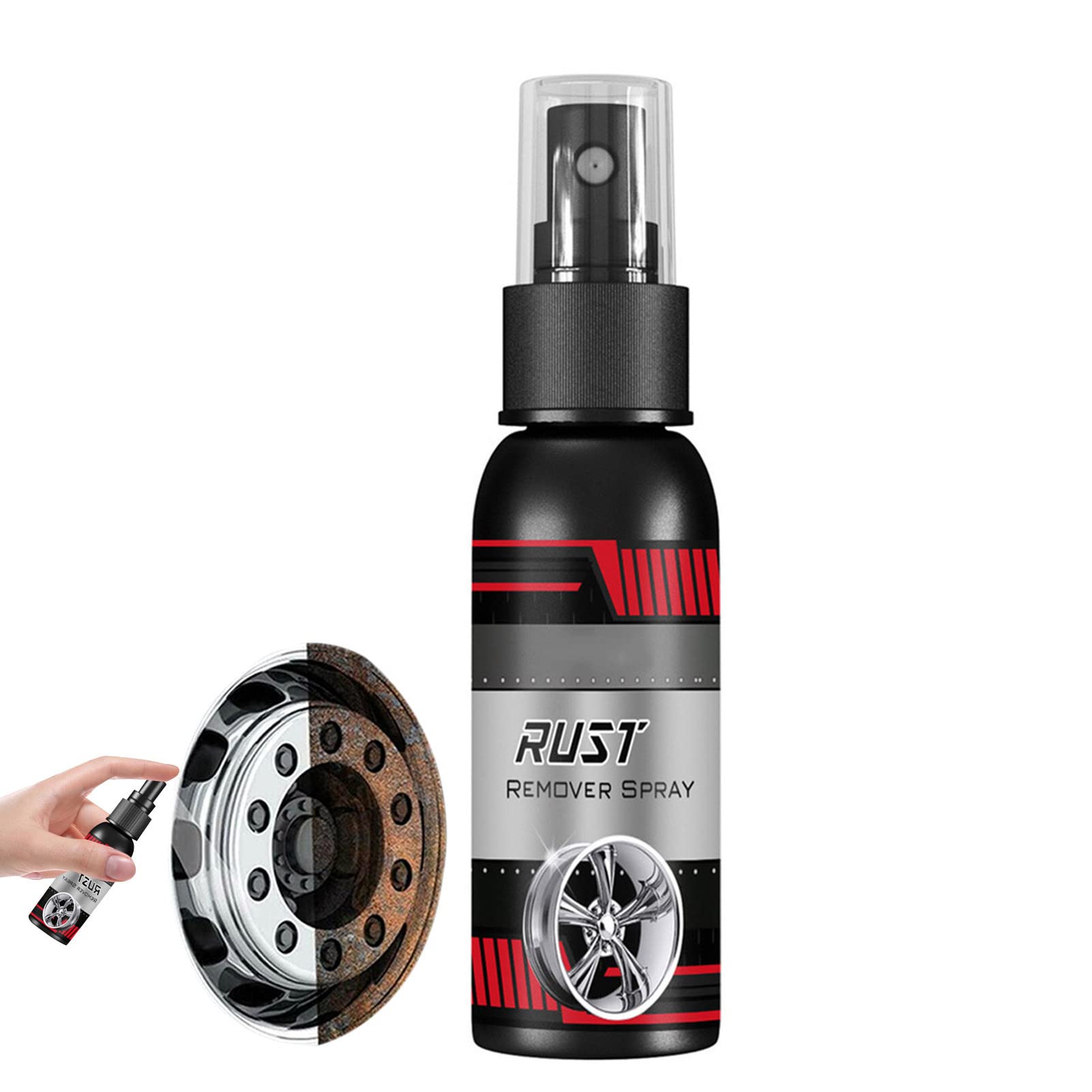 Spray Anti-Rouille Puissant 30 Ml - Nettoyant Métal, Décapant Rapide - Pour Outils, Pièces Auto, Ustensiles