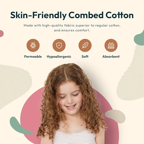 Feathers Girls And Toddler Undershirts - Kids Camisoles - Super Soft Cotton Rose #TOP3