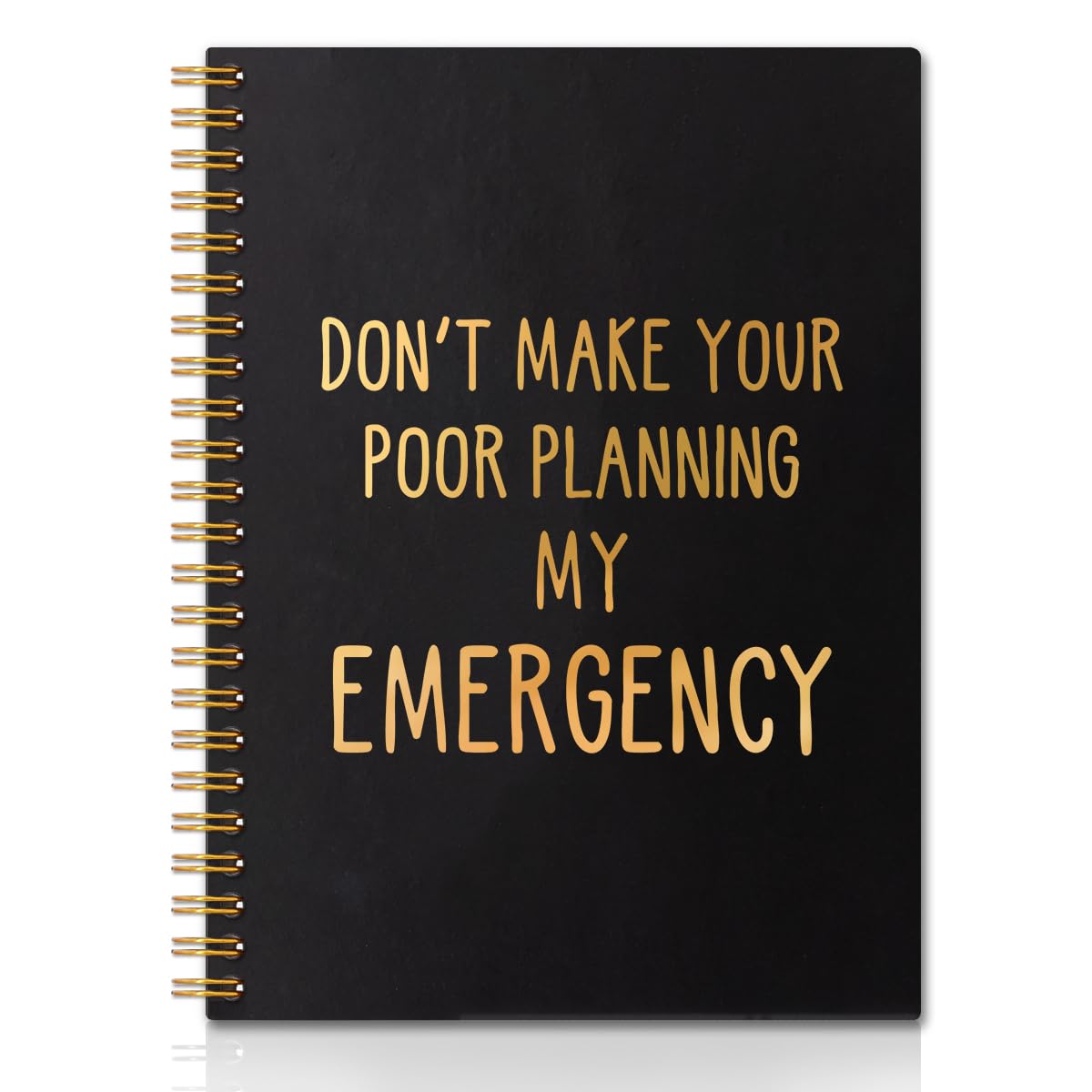 Carnet de notes à spirales Don't Make Your Poor Planning journal de planification - 7