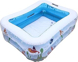 Garneck 1Pc Piscina Inflável Piscina Infantil Jardim Piscina Inflável Piscina Inflável Centro De Natação Piscina Familiar Para Crianças Piscina Infantil Inflável Piscina De Água Brinquedo