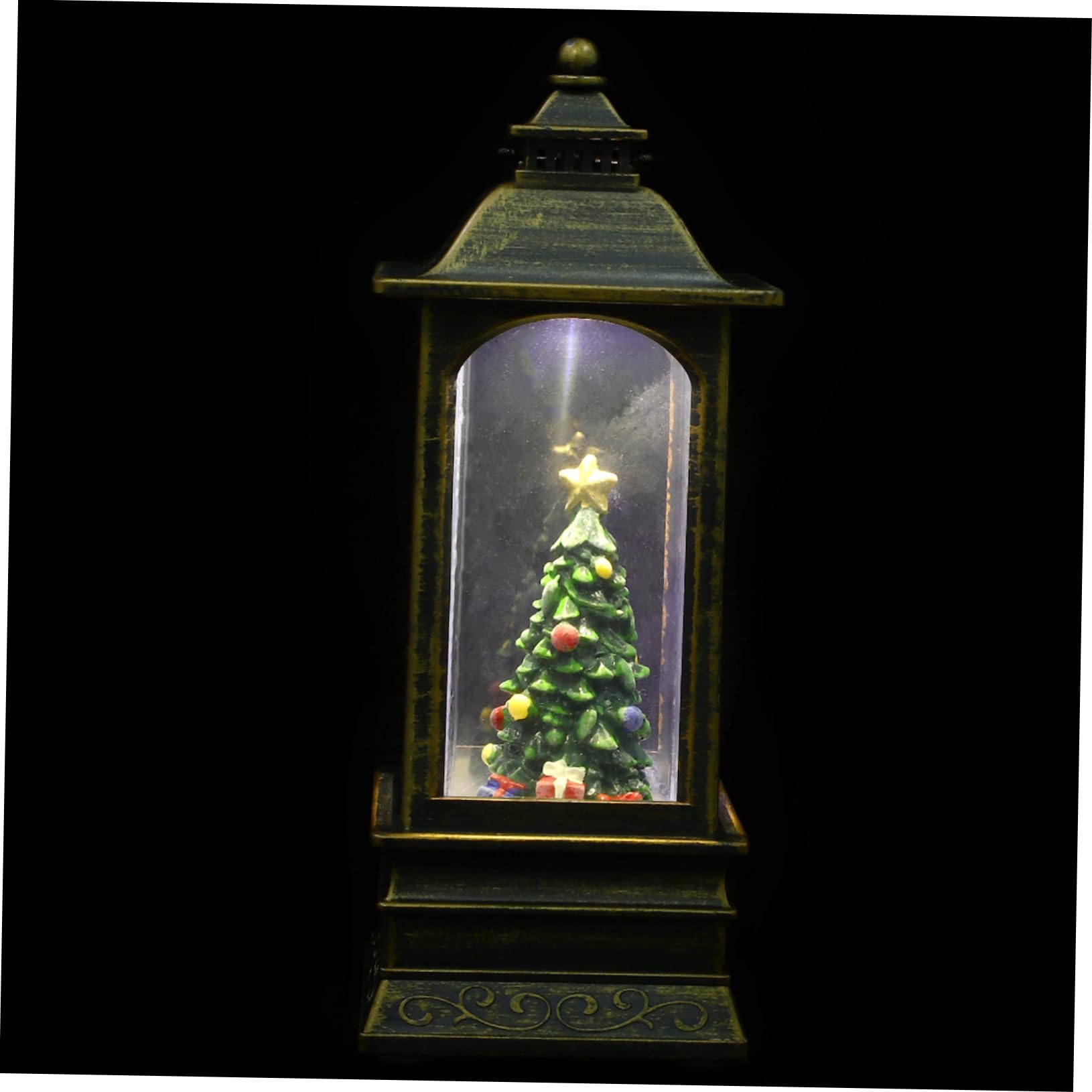 Zerodeko Christmas Lantern Decorative Light Festive Xmas Hanging Lamp for Indoor Outdoor Decor for Parties Home Hotel Shop and Restaurants