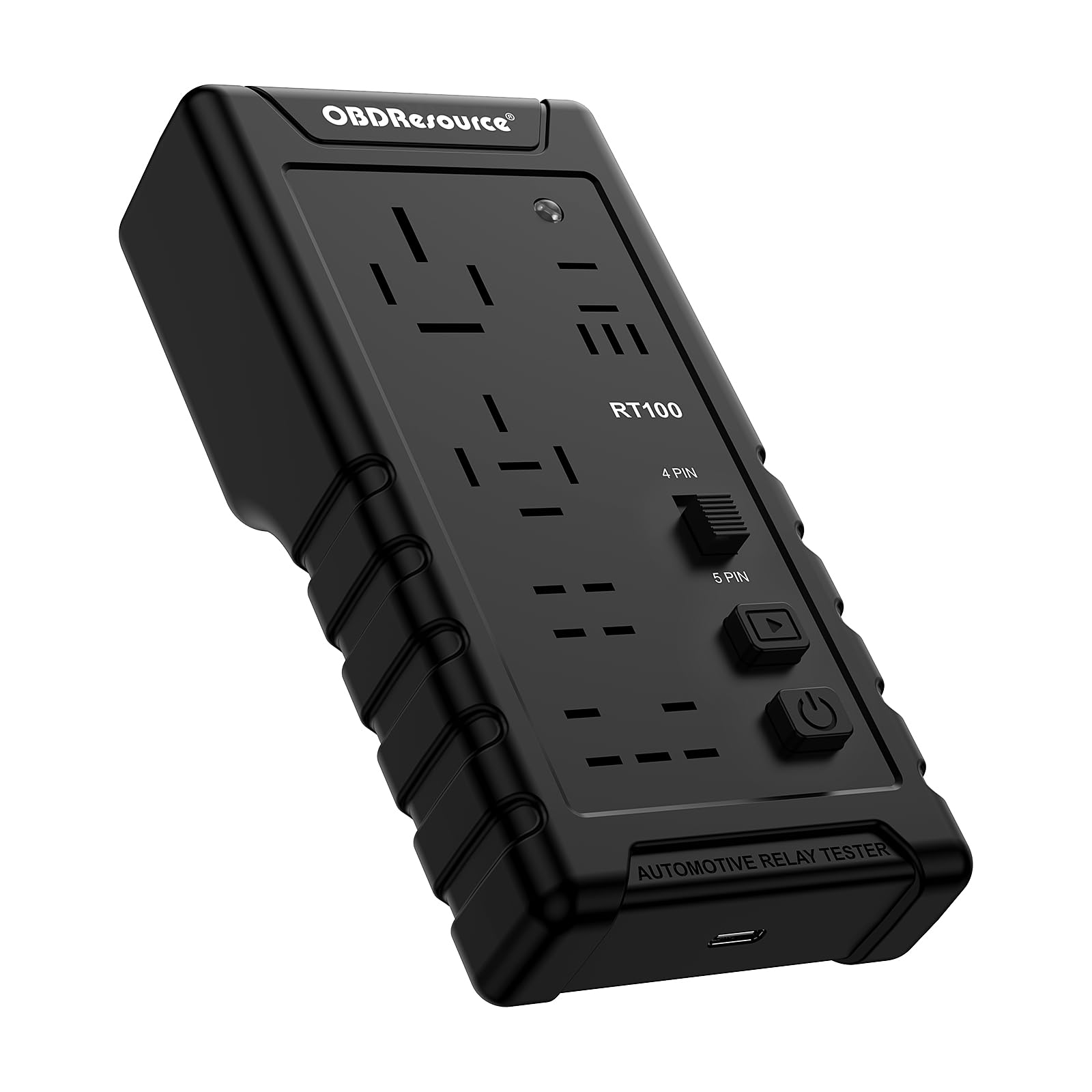 12-24v Relay Tester, Car Relays Tester, Circuit System Diagnostic Repair, 4 Pin/5Pin Relay Detection Diagnostic Tool For 10 Relays In 5 Different Foot Positions Car