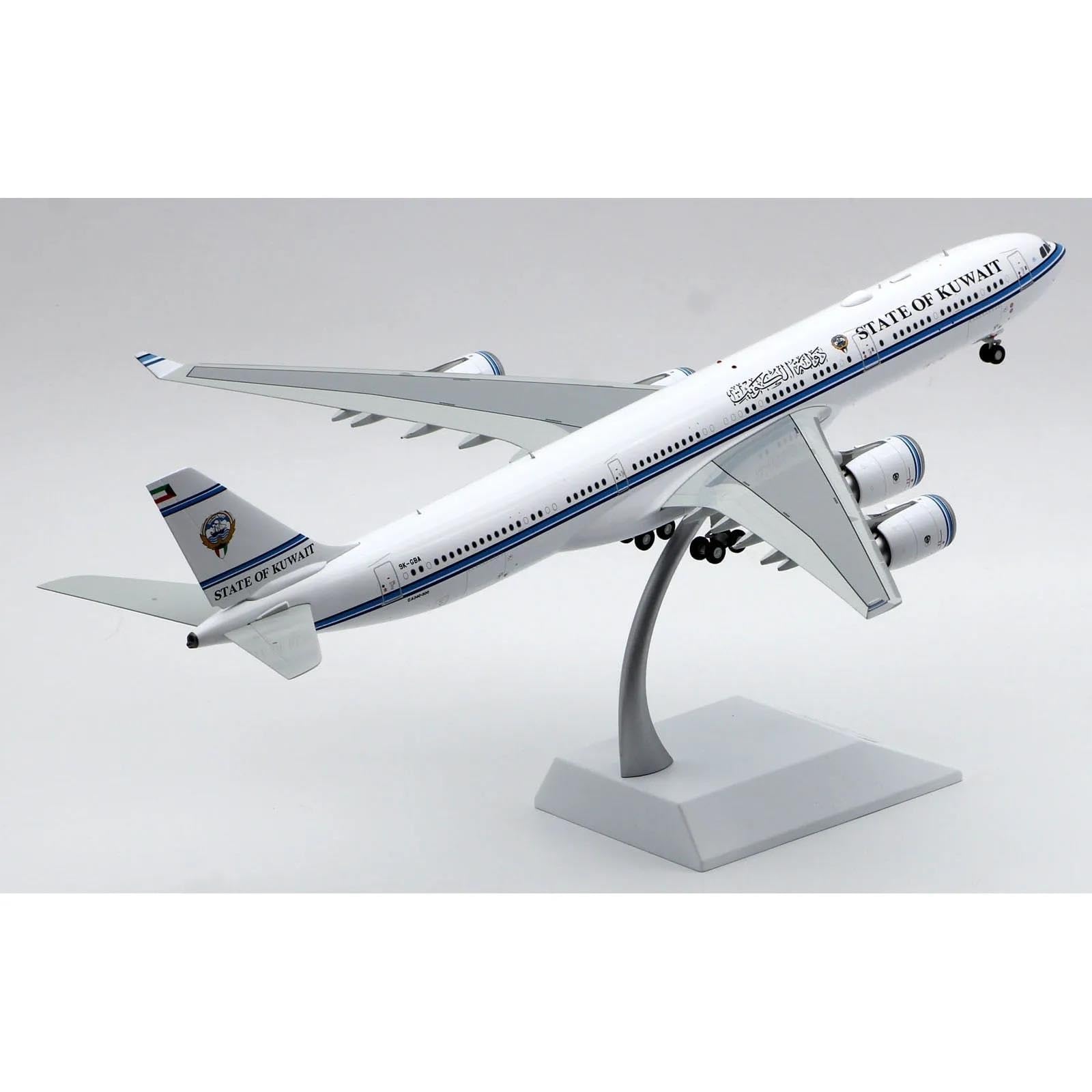 Model samolotu metalowy Model samolotu 1:200 dla rządu kuwejtu A340-500 odlewany model samolotu samolot odrzutowy zestaw modeli do składania linii lotniczych skala Model samolotu