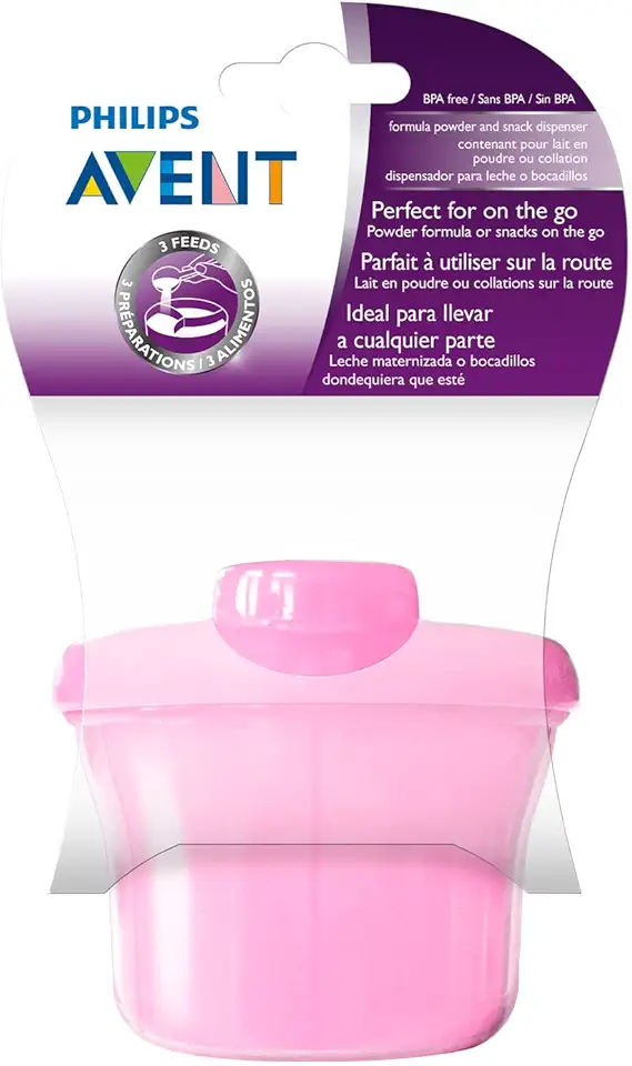 Dosador de Leite em Pó Philips Avent Rosa