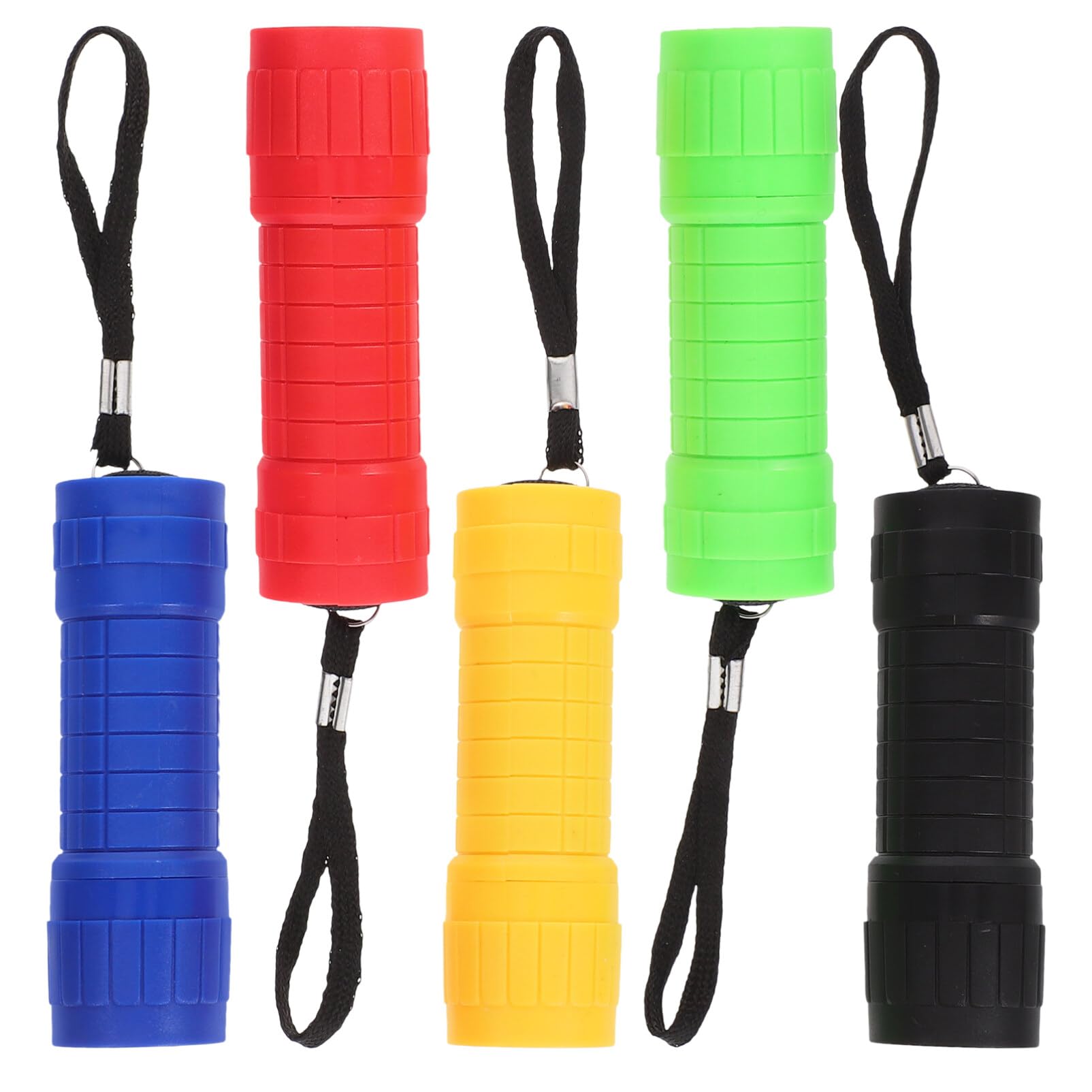 Lot de 8 petites lampes de poche pour enfants à partir de 3 ans - Mini lampe de poche pour enfants à partir de 3 ans - Avec piles - Pour le