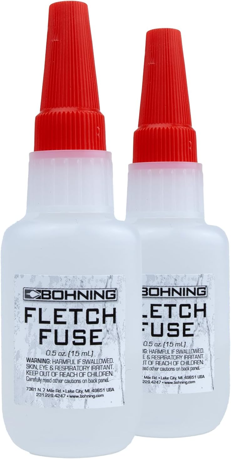 Fletch Fuse Archery Instant Glue, 1/2 oz, 2 Pack