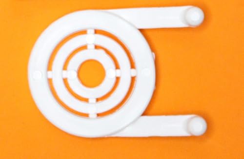 Vista 16 de JSP Manufacturing Soporte de plástico multiusos para herramientas, ganchos de pared para tablero de clavijas, color blanco, resistente, plástico