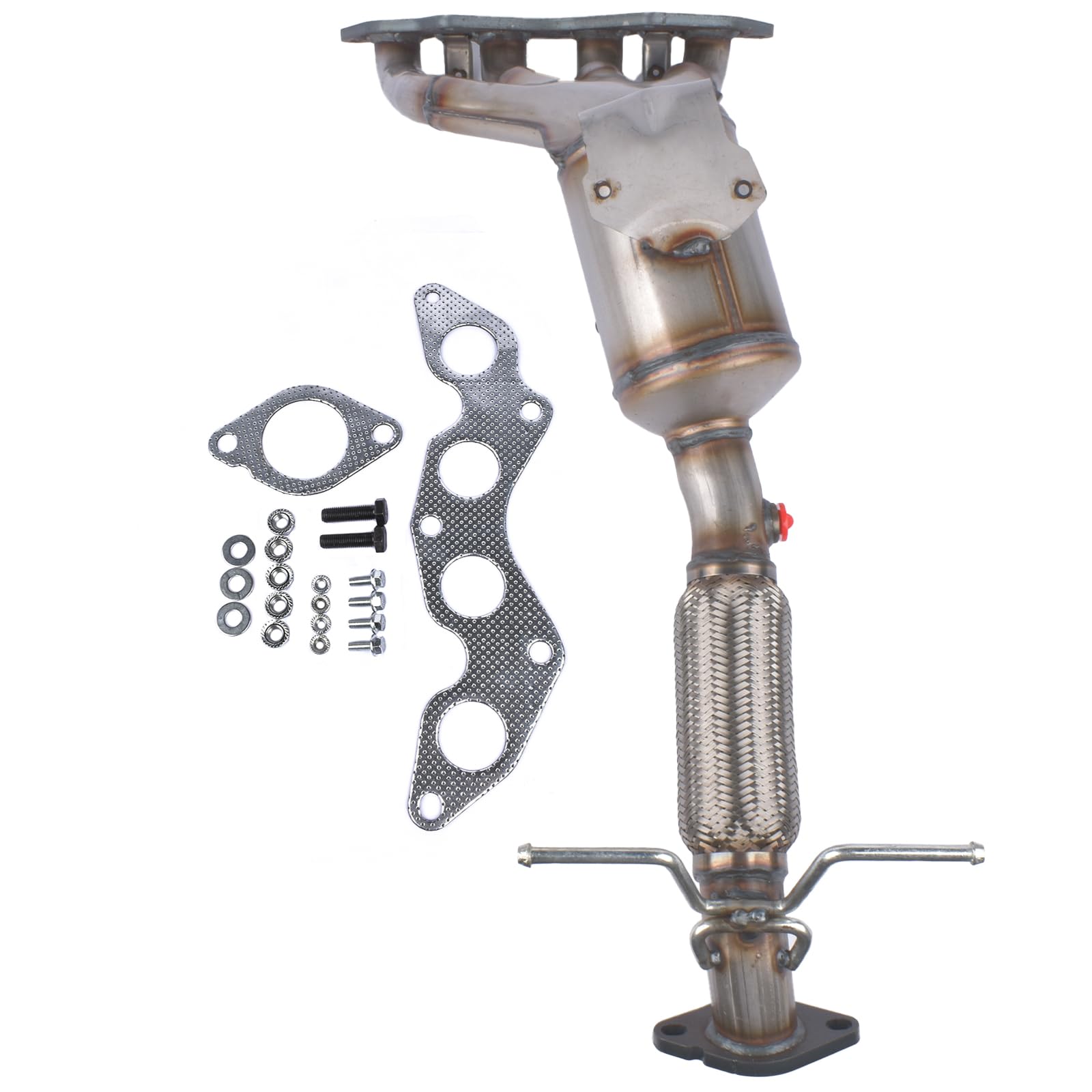 Colector del catalizador Compatible con Fo-rd Fo-cus 1.4i 1.6i 1.6Ti C-Max 1.6i Vo-lvo C30 S40 V50 1.6i 1253304 1257252 1855297 Mazonda