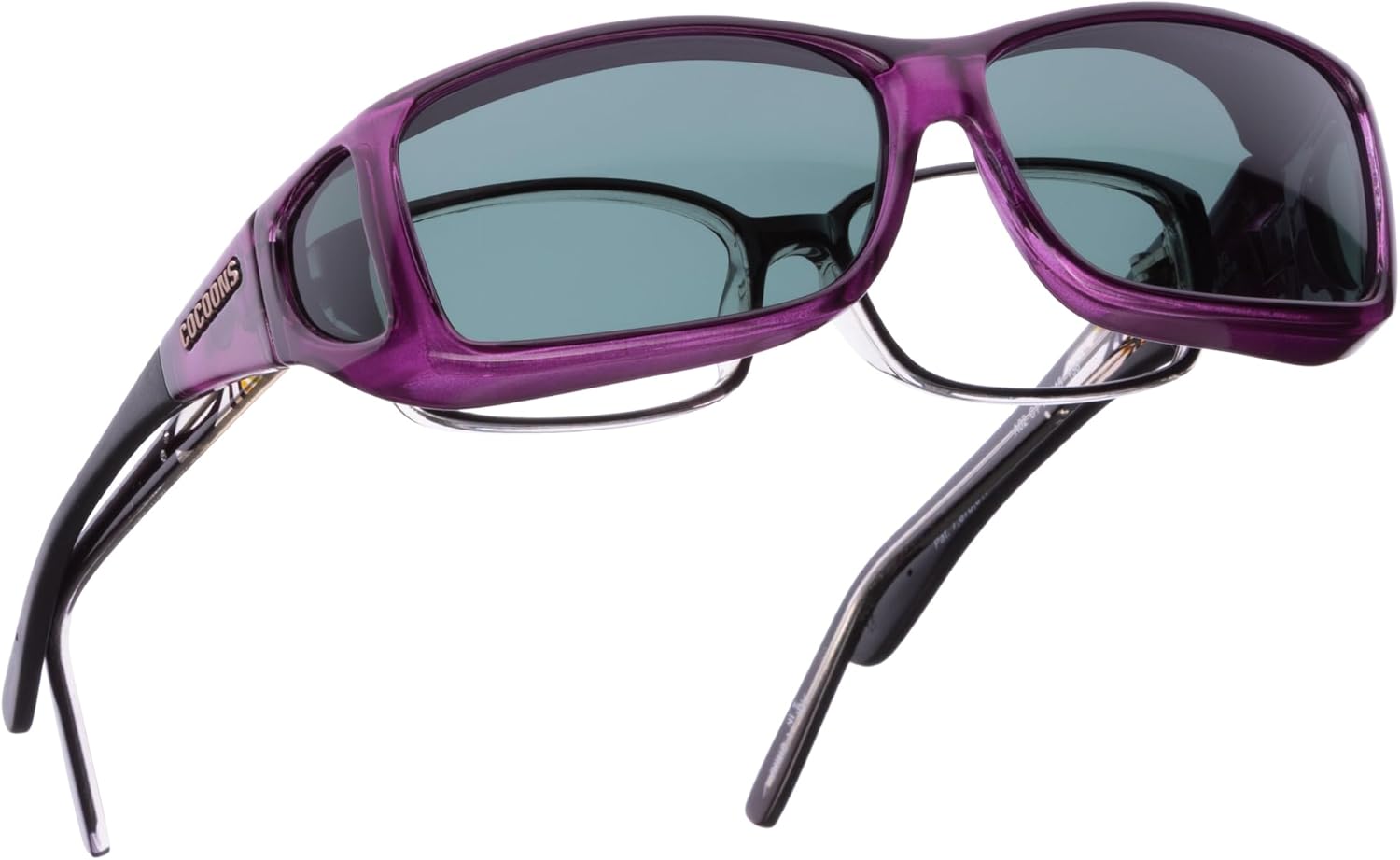 Cocoons Wide Line (ML) Amethyst Polarized Gray