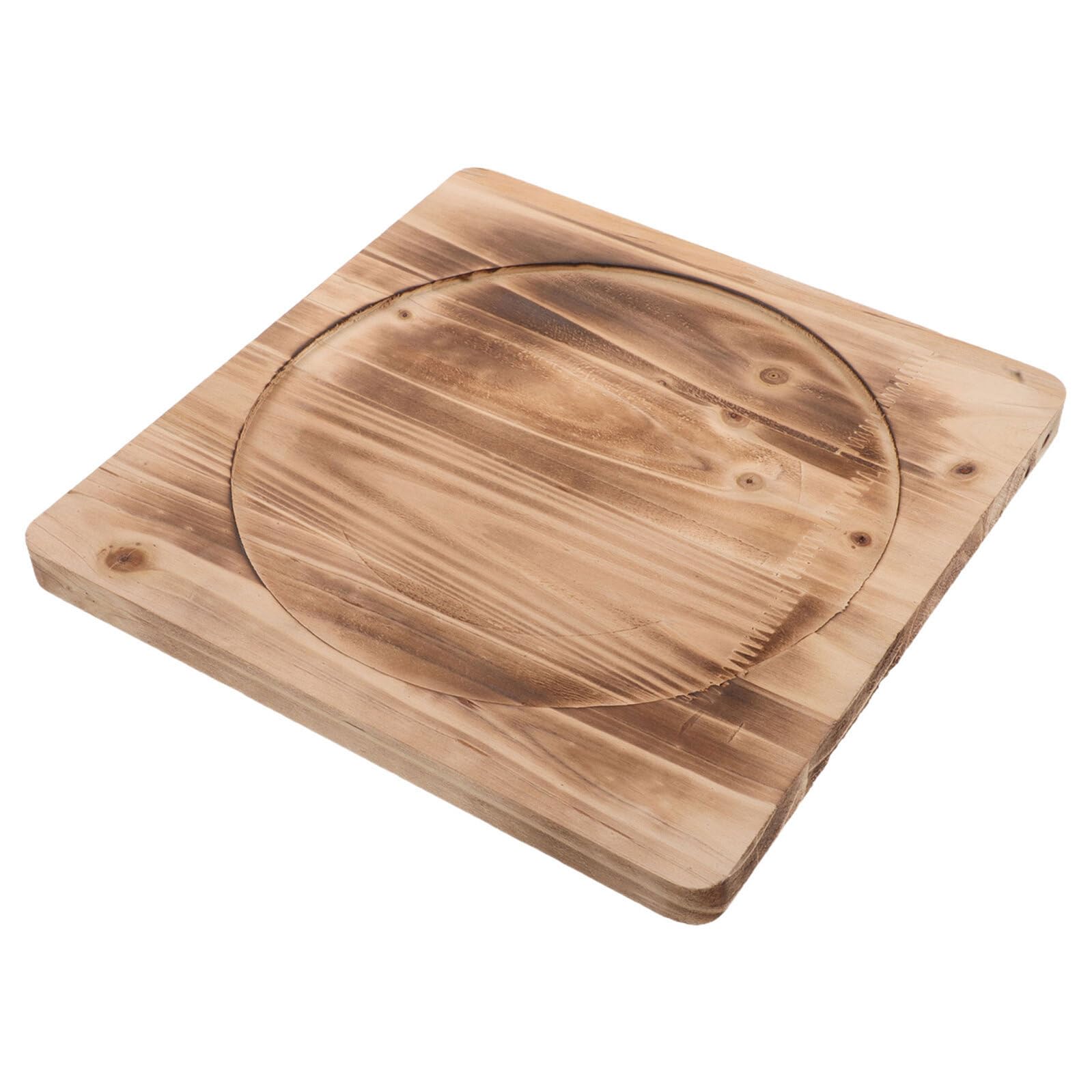 Tapis protecteur portable pour table et terrasse dessous de plat carré bois robuste COLLBATH