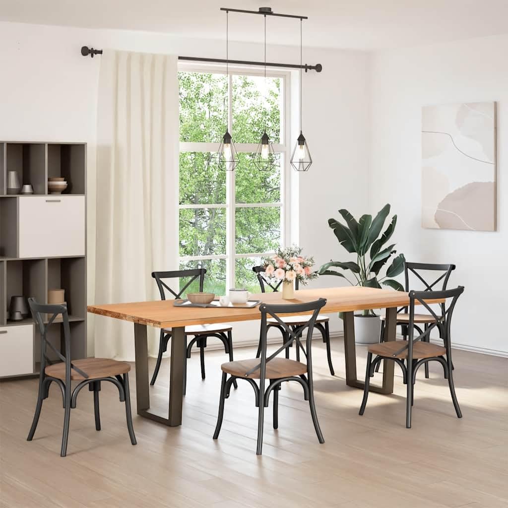 Patas de mesa de comedor en forma de V de acero con revestimiento de aerosol, 60 x 72 – 73,3 cm, patas de muebles regulables en altura, diseño moderno y robusto, para comedor, oficina
