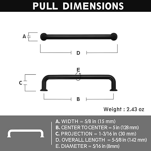 Miniatura 8 de Yanxia Juego de 12 manijas de gabinete de latón antiguo de 5 pulgadas de centro a centro, tiradores de cajón atemporales para renovación de muebles