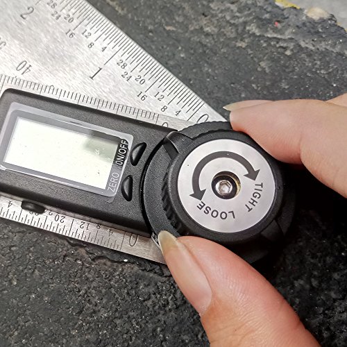 11 Inches Angle Protractor, RISEPRO 2in1 Digital Stainless Steel Angle