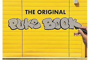 PUKEBOOK pro graffiti black book sketchbook witchcraft spots