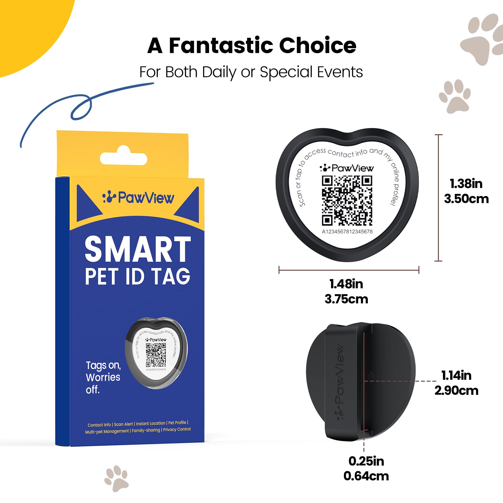 QR Code Dog ID Tag UK with NFC, No Subscription, No GPS - Image 2