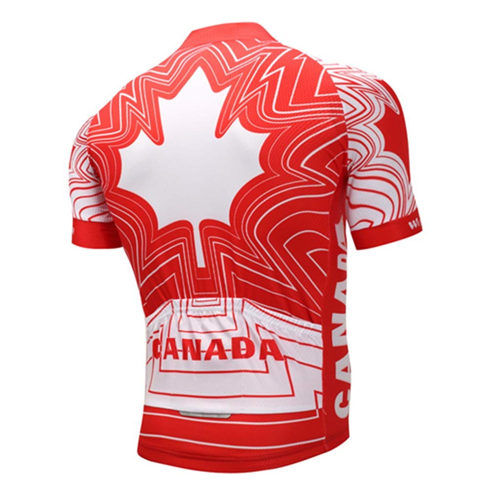 Cycling Jersey 2019 Team Pro Bike Clothing Summer Bicycle Shirts Canada Red S