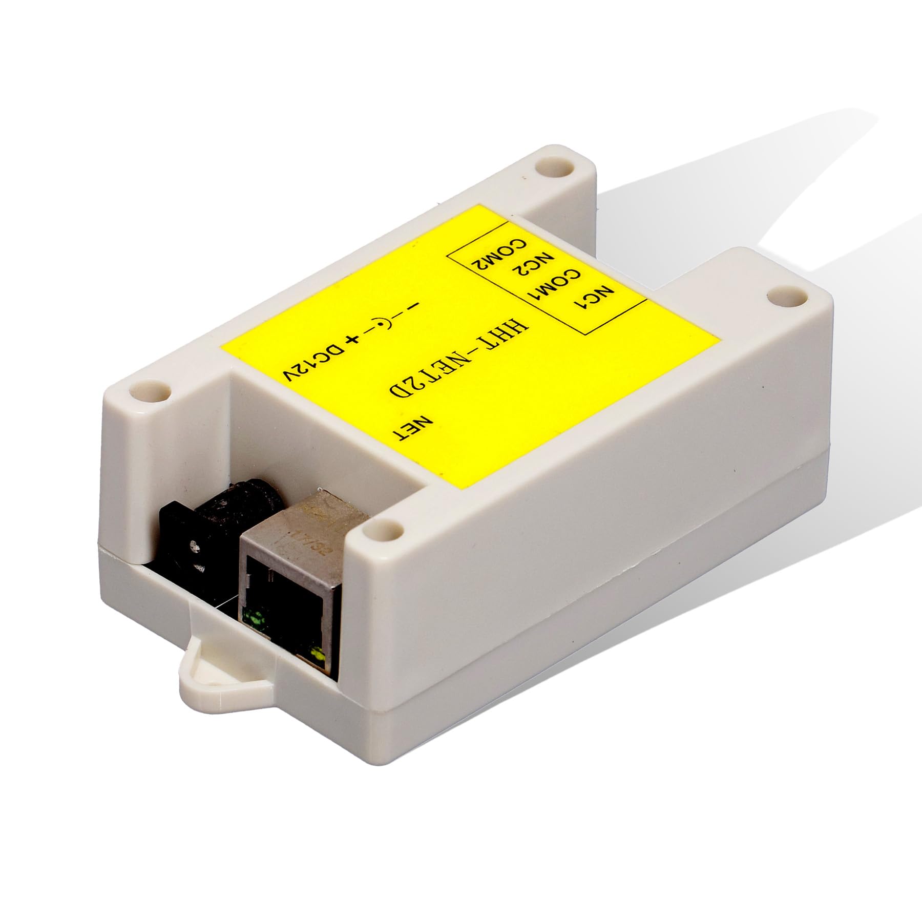 FLEXMAN Module de Relais Réseau IP, HHT NET2D Contrôleur de Réseau à 2 Voies Relais, Chien de Garde Réseau DC 5 a AC 10 a DC 12 V, Contrôleur de Télécommande de Relais IP, Sortie Normalement Fermée