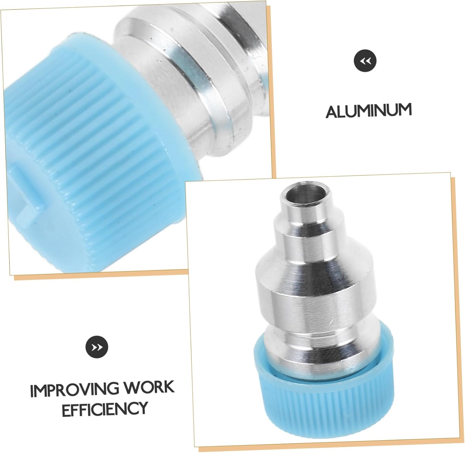 2pcs Quick Connect Couplers Adapter Fittings for Conditioning Recharge Compatible Multiple Car Models Efficient Maintenance