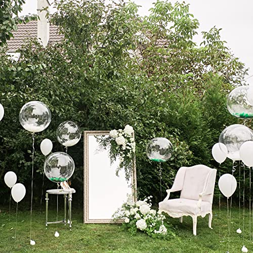 Rubfac Bobo Balloons 12Pcs, 36 Inch Bubble Balloons Clear Bobo Balloons, Large Transparent Balloon For Stuffing Wedding Birthday Party Decorations #TOP6