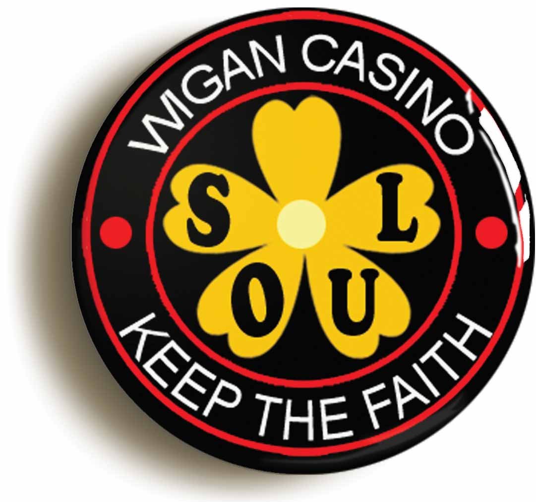 Northern Soul Wigan Casino Keep The Faith Fridge Magnet (Circular 2inch / 50mm Diameter)