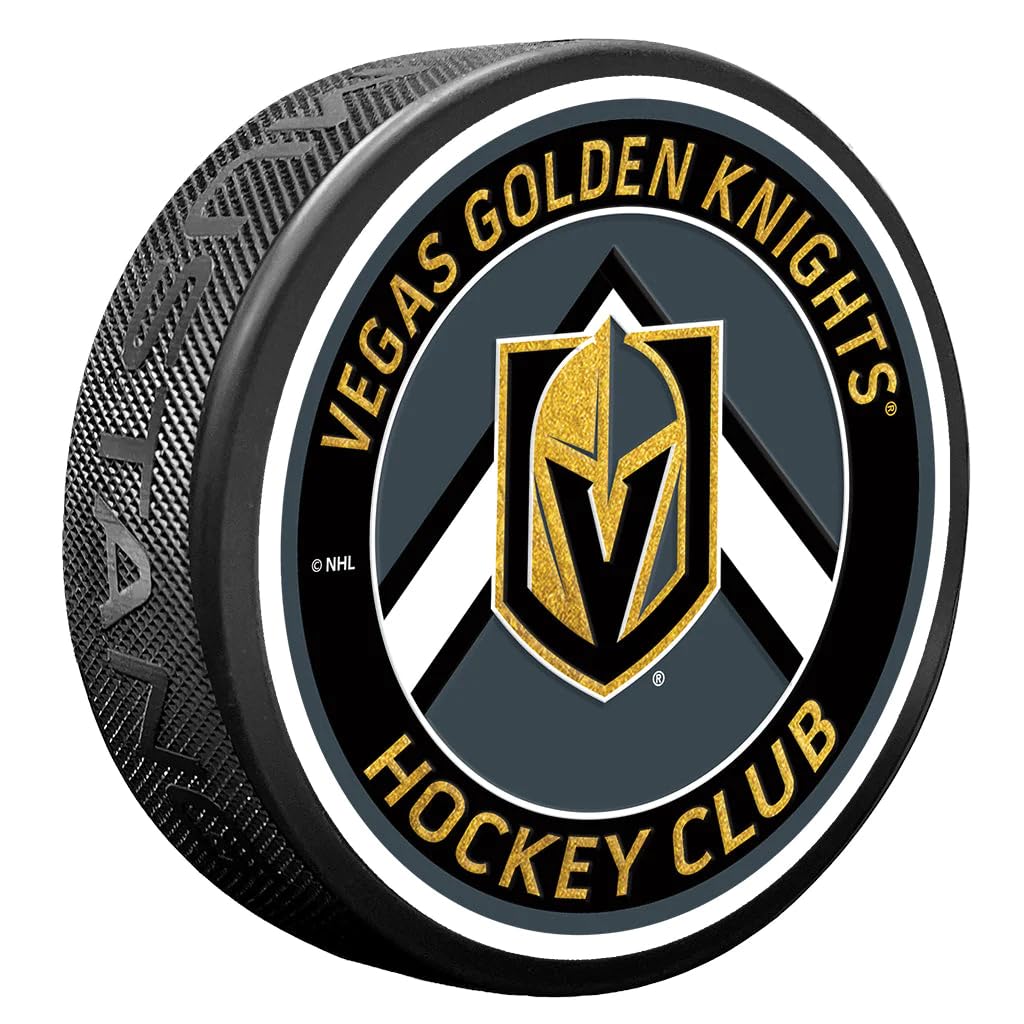 Sports Decor Vegas Golden Knights Puck - Chevron Banner