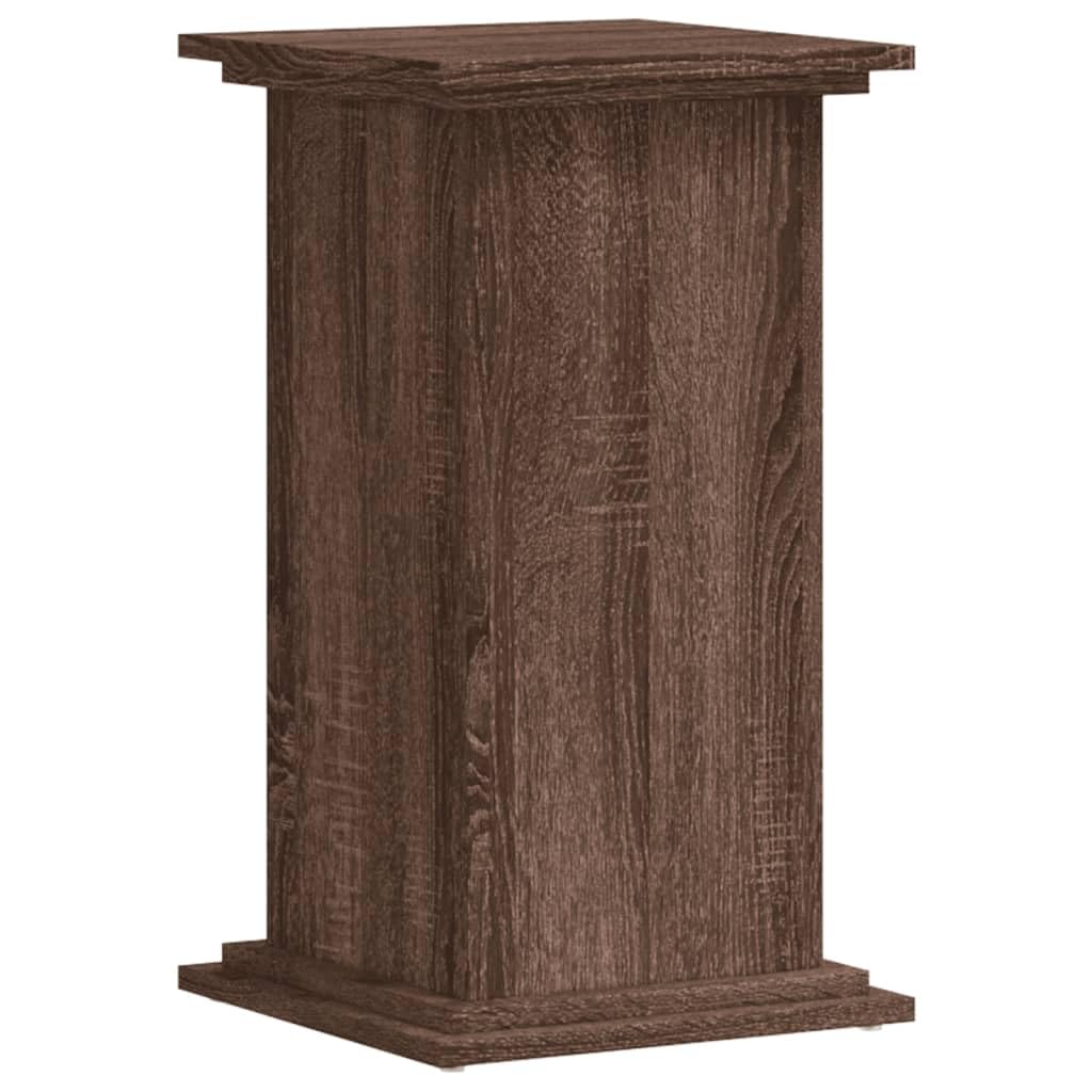 Vidaxl Brown Oak Plant Stand, Plant Pot Stand For Indoor Living Room, Plant Holder For Decorative, Flower Stand Flower Pot, Engineered Wood