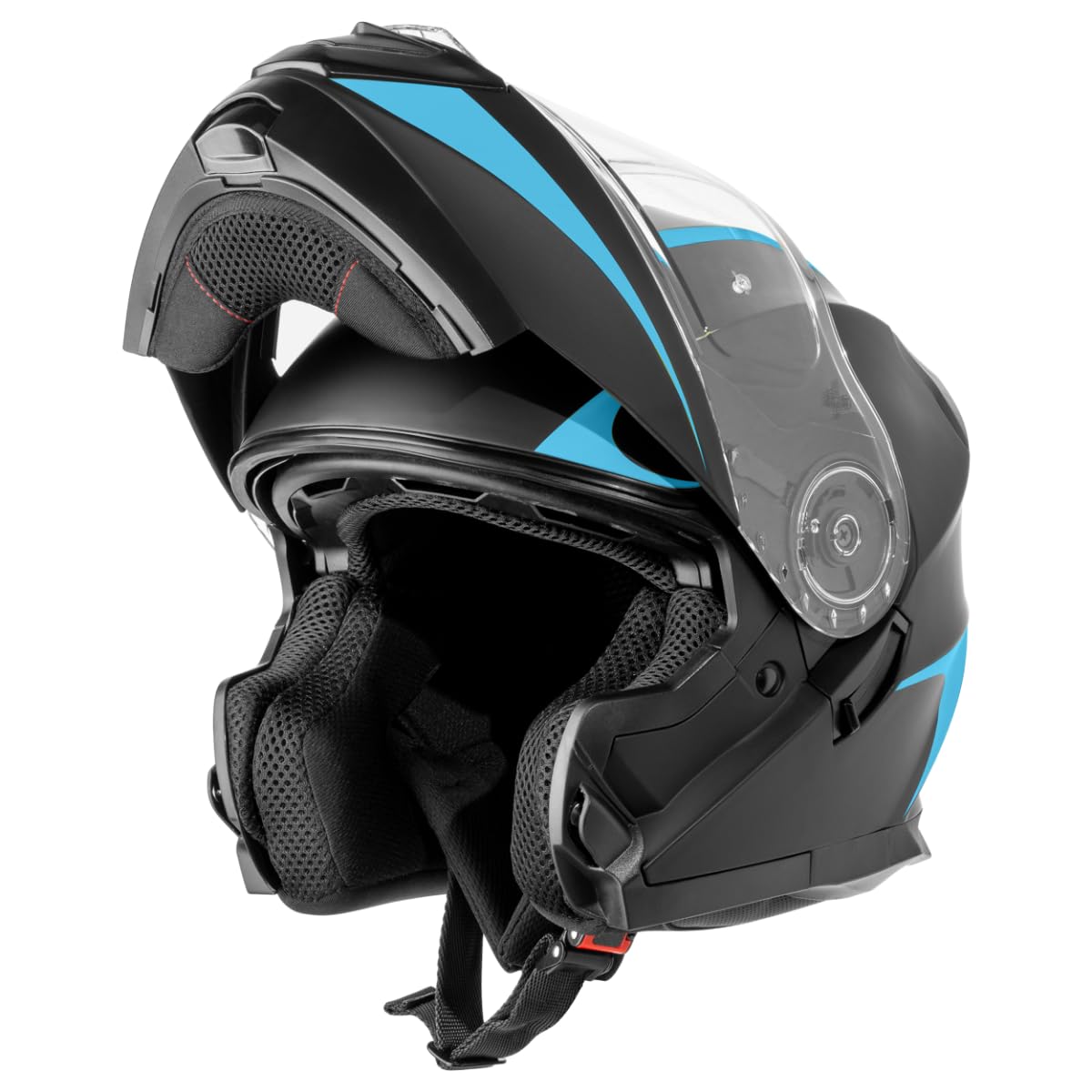 VINZ Busan Casque modulable avec visière Solaire | Homologué ECE 22.06 & Compatible PINLOCK | Casque de Moto intégral | Casque Moto modulable | Tailles XS-XXL
