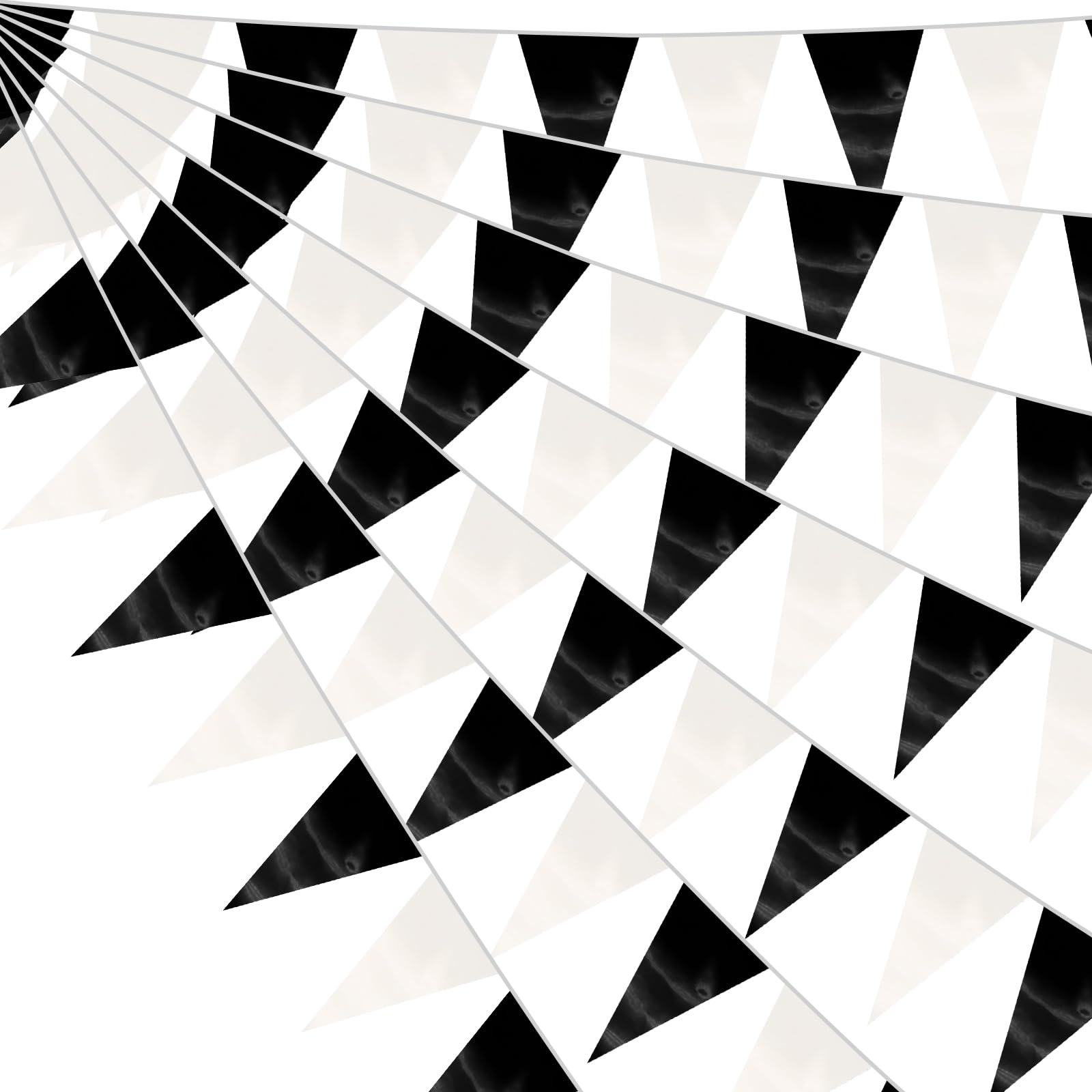 raqieden 130FT Triangle Pennant Banner