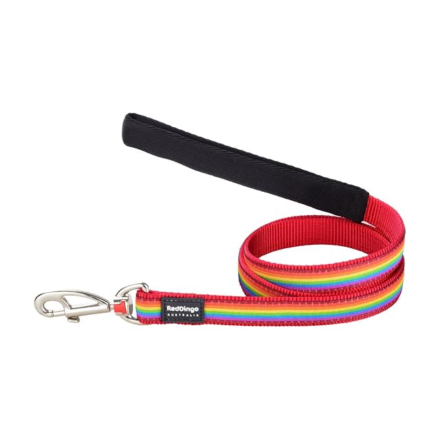 Correa para Perro Red Dingo Style Rainbow 15mm x 120 cm