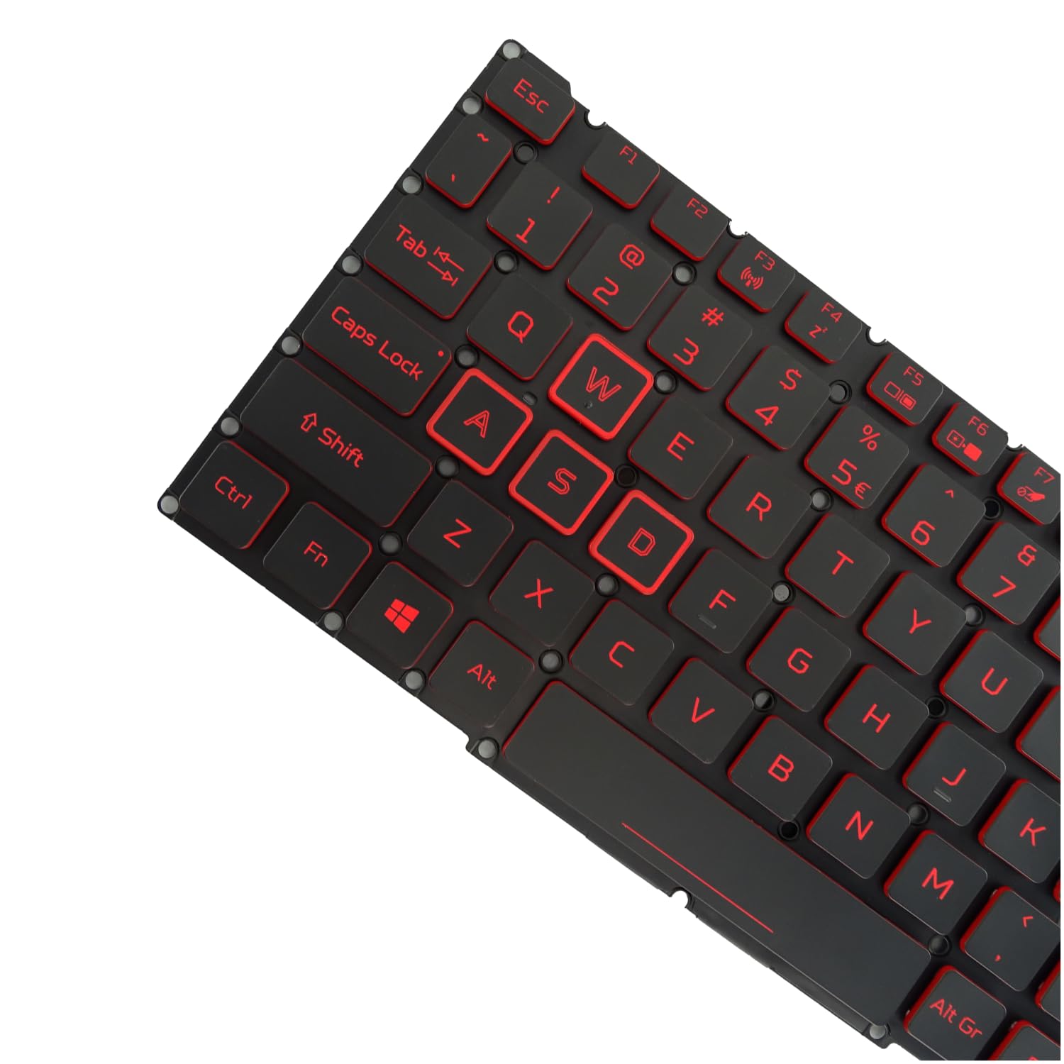 Tastiera di ricambio retroilluminata con distribuzione spagnola per Acer Nitro 5 N20C1 N18C3 N18C4 LG05P_N90BRL NKI15130NG NKI151315D AN515 AN517-51 AN517-52 AN715-51