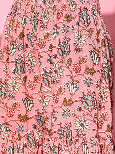 Image of ishin Women Cotton Blend Salwar Suit Set